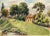 Cottage - Watercolor by French Master - Mid 20th Century Mid 20th Century For Sale - Image 3 of 3
