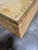 Brown Boho Coastal Wicker Glass Top Cube Coffee Table For Sale - Image 8 of 10