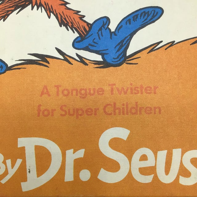 1965 Dr. Seuss First Edition Hard Cover Book “Fox in Socks” “a Tongue