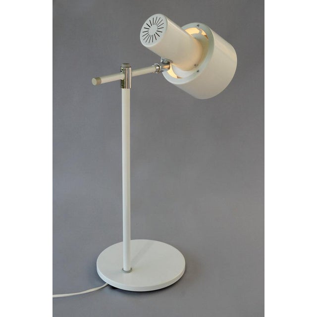 Gray Lento Table Lamp by Jo Hammerborg for Fog and Morup, Denmark, 1967 For Sale - Image 8 of 13