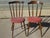 Wood and Fabric Chairs, Set of 2 For Sale - Image 16 of 18