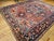 19th Century Vintage Persian Heriz Serapi Rug, Hand-Knotted Wool, Geometric Medallion Pattern, Red & Ivory, 10x12 For Sale - Image 5 of 14