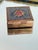 Vintage Mid Century Petit Point Floral Brass Pill Box Viennese Needlepoint Vanity Box For Sale - Image 9 of 12