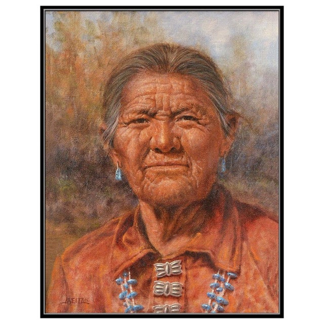 Message us to inquire about custom framing options! (Included for free with every purchase) The artwork here, "Navajo...