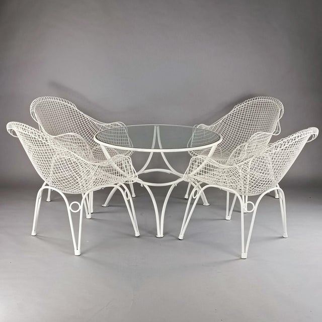 Italian Garden Table and Chairs, 1950s, Set of 5 For Sale - Image 11 of 11