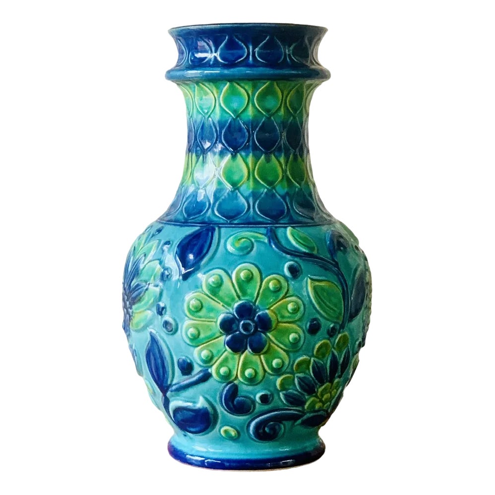 Tall Mid-Century West German Vase from Bay Keramik, 1960s | Chairish