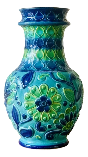 Tall Mid-Century West German Vase from Bay Keramik, 1960s