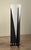 Memphis Group Vintage 1980's Postmodern Futuristic Black Metal & Glass Vase For Sale - Image 4 of 8