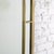 Late 20th Century Modern Large Rectangular Wall Mirror W/Brass Windowpane Frame For Sale - Image 11 of 18