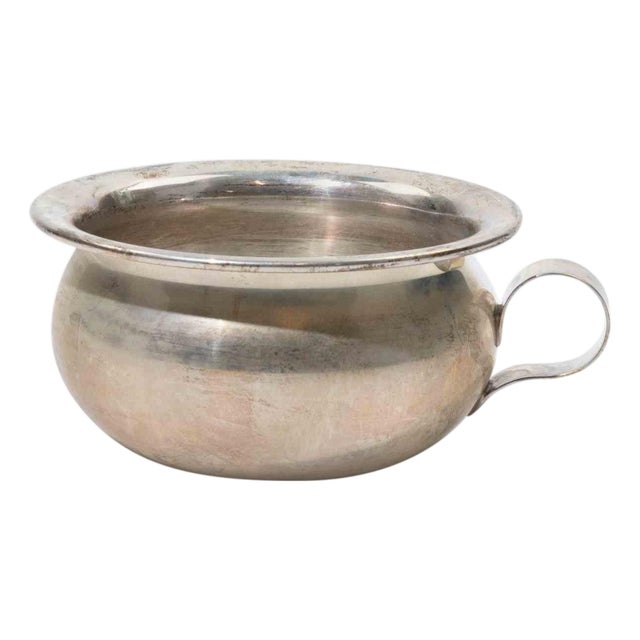 Italian Silver-Plated Chamber Pot or Cachepot by Fornari Roma, 1950s For Sale