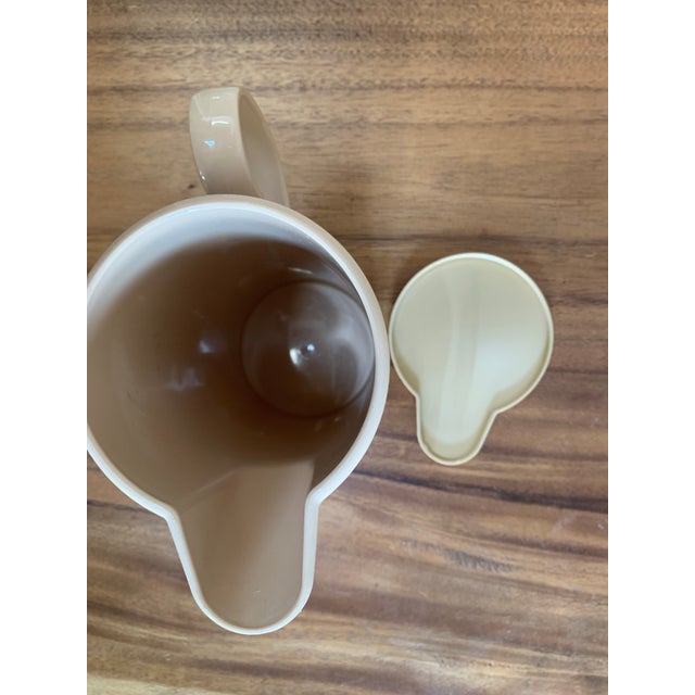 Mid 20th Century Mid Century Modern Dansk Beige Vintage Pitcher For Sale - Image 5 of 7