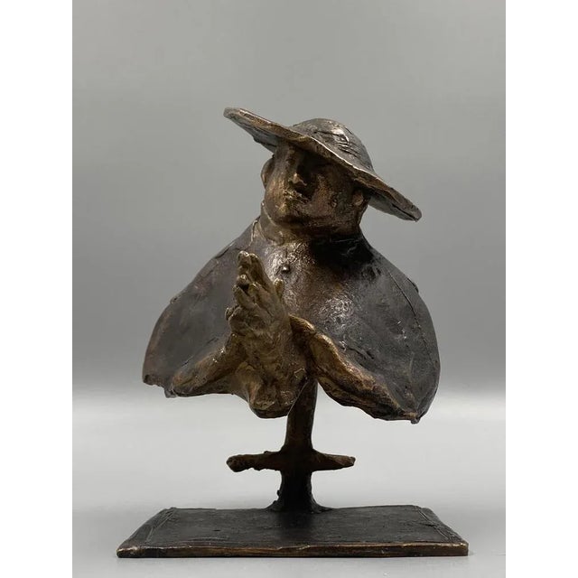 1970s Joseph Michael Neustifter, Prelat Bust, 1973, Bronze For Sale - Image 5 of 11
