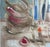 Mid-Century Modern Mid Century Abstract Watercolor Painting - A Kitchen Scene - Signed For Sale - Image 3 of 10