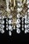 Brass Chandelier with Crystal Trimmings For Sale - Image 3 of 9