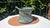Pre-War Brass Pot in Teal For Sale - Image 6 of 6