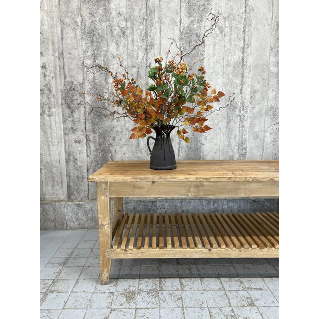 Drapers Table or Kitchen Island, 1950s For Sale - Image 8 of 10