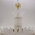Gold Art Deco Italian Murano Glass Feather Chandelier with Brass Details, 2000 For Sale - Image 8 of 13
