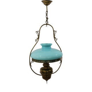 Opaline Chandelier from L&B, 1800s For Sale