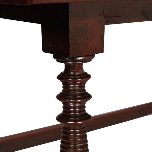 17th Century Renaissance Italian Poplar Table For Sale - Image 4 of 5