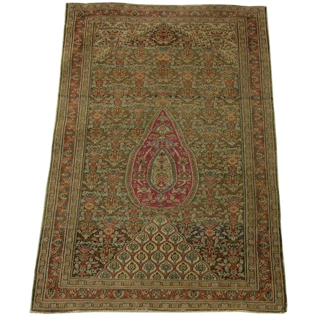 Antique Dorosh Rug 6x3.10 For Sale - Image 4 of 4