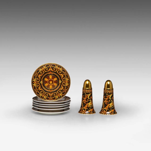 Barocco Ikarus Dinnerware Set by Gianni Versace for Rosenthal, 1990s, Set of 70 For Sale - Image 11 of 18