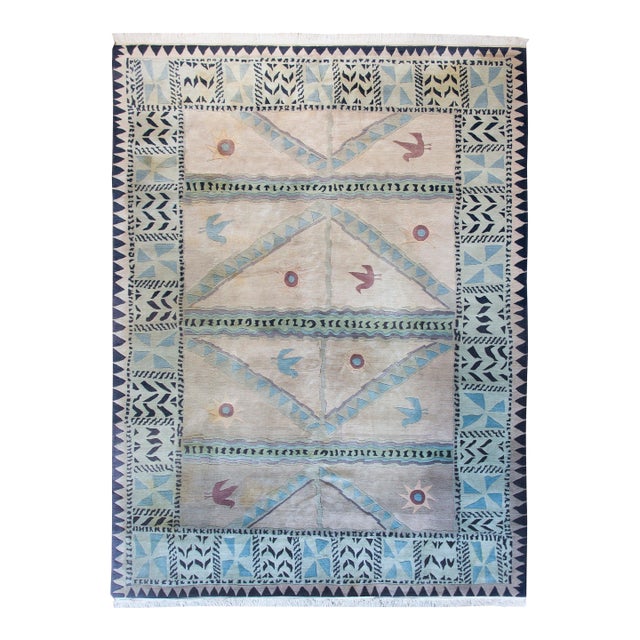 Vintage Tibetan Rug For Sale