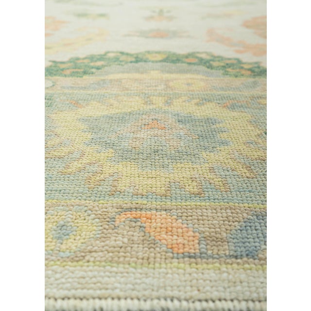Contemporary Turkish Oushak Rug 9'4" x 13' For Sale - Image 3 of 4