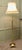 Very Tall Telescopic Brass Floor Lamp This is a good heavy quality piece, the base has very square lines with stylised...