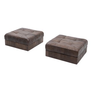 DS 88 Patchwork Leather Elements from de Sede, Switzerland, 1970s, Set of 2 For Sale
