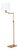 Regina Andrew Virtue Steel Floor Lamp, Natural Brass For Sale