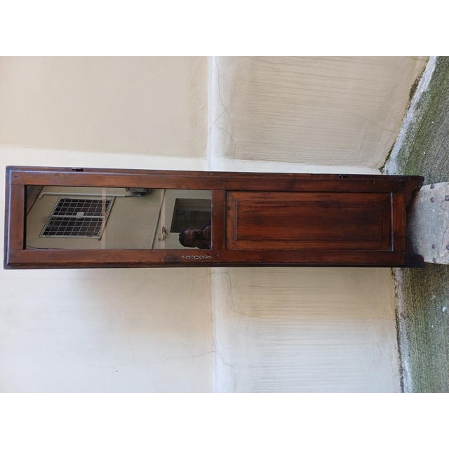Small Tuscan Chestnut Display Cabinet, Early 1900s For Sale - Image 9 of 18