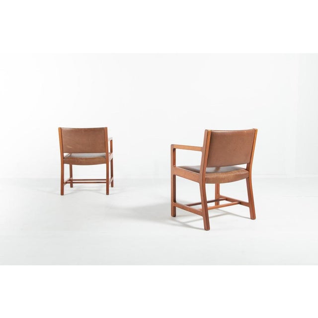 Gustavian (Swedish) Armchairs by Mogensen for Mobelfabrik, Set of 2 For Sale - Image 3 of 11