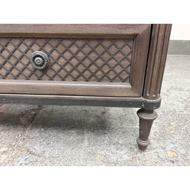 Restoration Hardware Louis XVI Treillage Five Drawer Dresser For Sale - Image 10 of 12