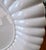 Late 20th Century Late 20th Century Italian Sofi Campagnola White Fluted 18" Charger Centerpiece Platter For Sale - Image 5 of 10
