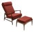 Ib Kofod-Larsen Reclining Lounge Chair and Ottoman For Sale