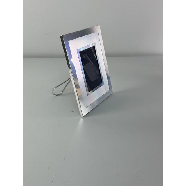 Silver Italian Metal Photograph Holder, 1970 For Sale - Image 8 of 18