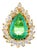 GIA Certified Natural 8.5CTS Zambian Emerald VS F Diamond 18K Solid Gold Statement Ring, size 6.25 For Sale