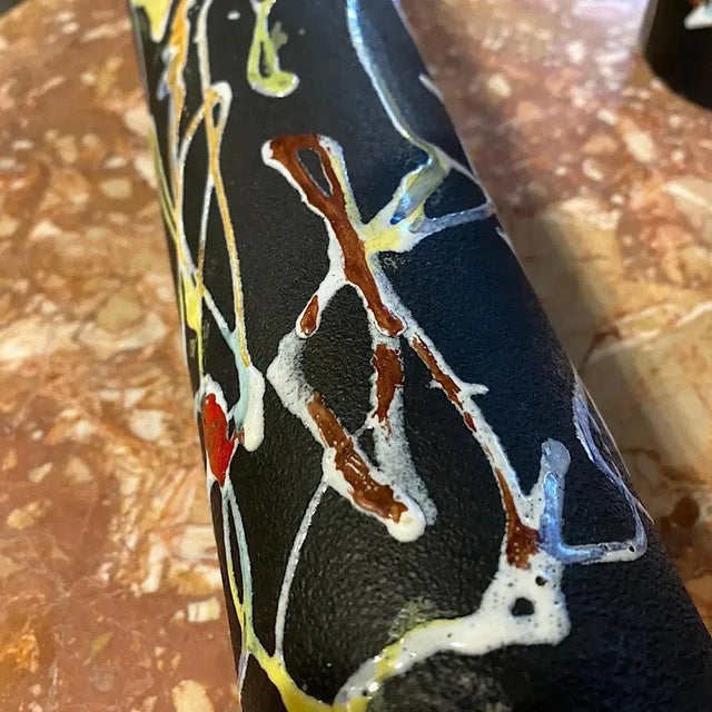 1970s Italian Modernist Ceramic Vases by Ce.As Albisola For Sale - Image 9 of 12