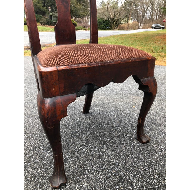 Philadelphia Queen Ann Chairs Walnut 18th Century Savery Type Set of 4