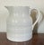 Cream Mid-Century English Creamware 5 Pint Banded Pitcher Jug Dated 1953 For Sale - Image 8 of 12