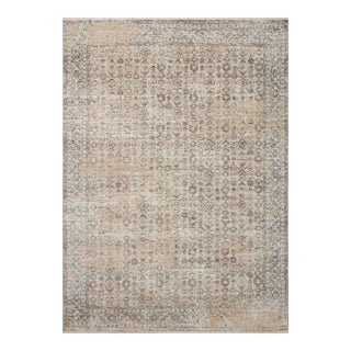 Angela Rose x Loloi Blake Rug Beige / Denim 4'-0" x 5'-7" Accent Rug For Sale
