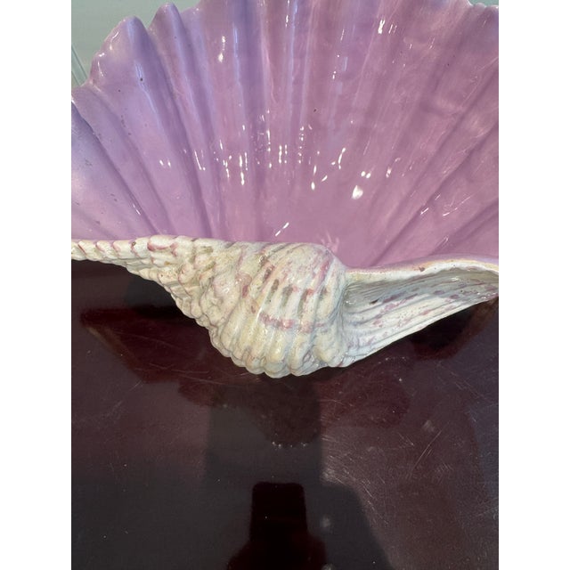 English Majolica George Jones Shell Centerpiece Jardinière, 19th Century For Sale - Image 14 of 16