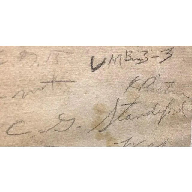 C G Standeford Pond Reflections Watercolor Landscape 1940 For Sale In Monterey, CA - Image 6 of 7