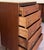 Vintage Teak Chest With Five Drawers For Sale - Image 4 of 10