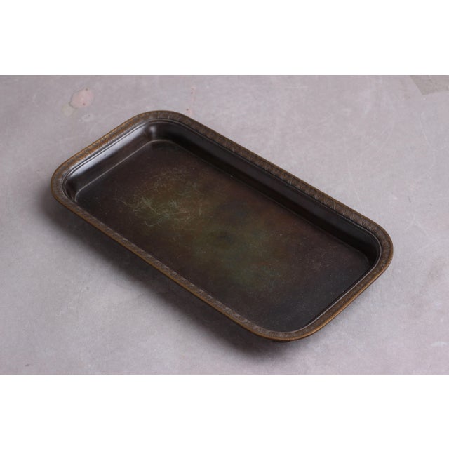 Just Andersen (1884–1943) designed this beautiful bowl in patinated bronze. Good condition with light, normal signs of...