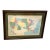 1968 Us Map "Principal Meridians and Base Lines" in Wood Frame For Sale