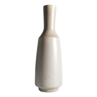Scandinavian Modern Stoneware Vase by Ewald Dahlskog for Bo Fajans, 1940s For Sale