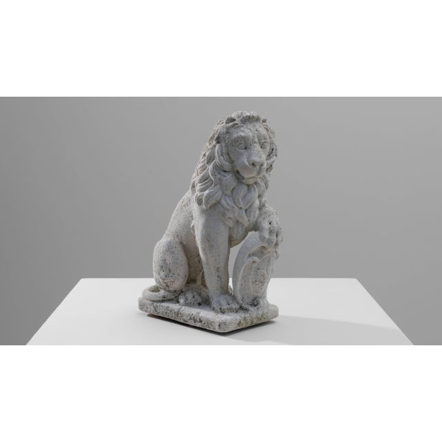 20th Century French Concrete Lion Sculpture For Sale In Greensboro - Image 6 of 18