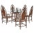 Vintage Bamboo Dining Set, 1980, Set of 7 For Sale - Image 8 of 8