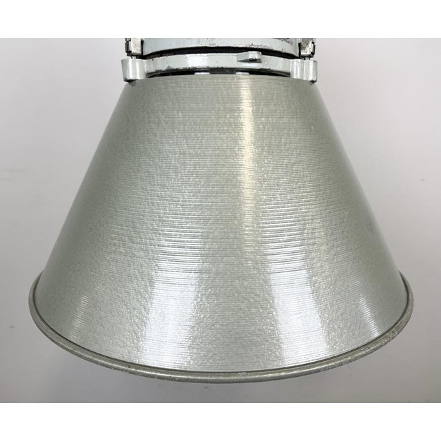 Industrial Explosion Proof Ceiling Lamp with Aluminium Shade from Elektrosvit, 1970s For Sale - Image 4 of 17